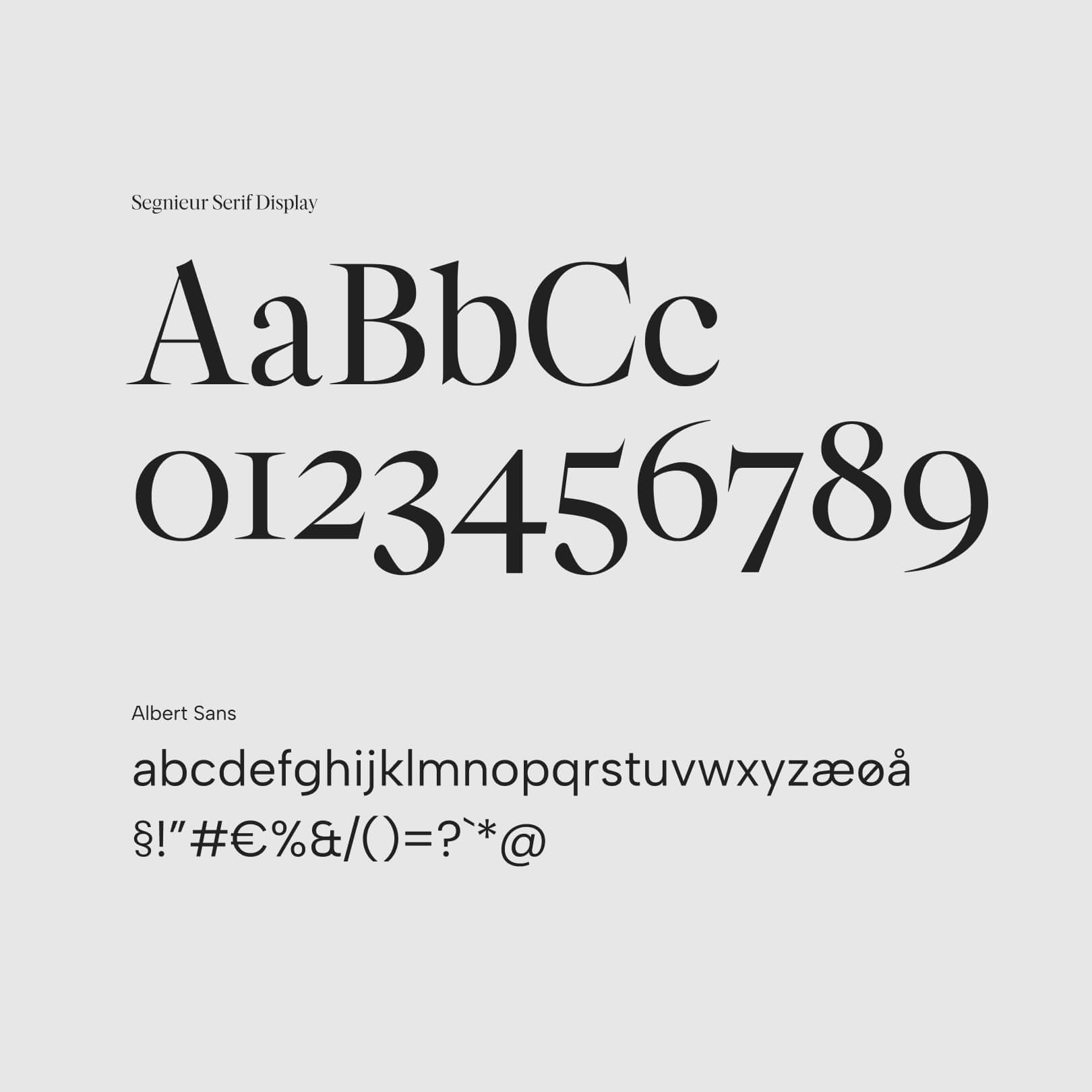 Brand fonts