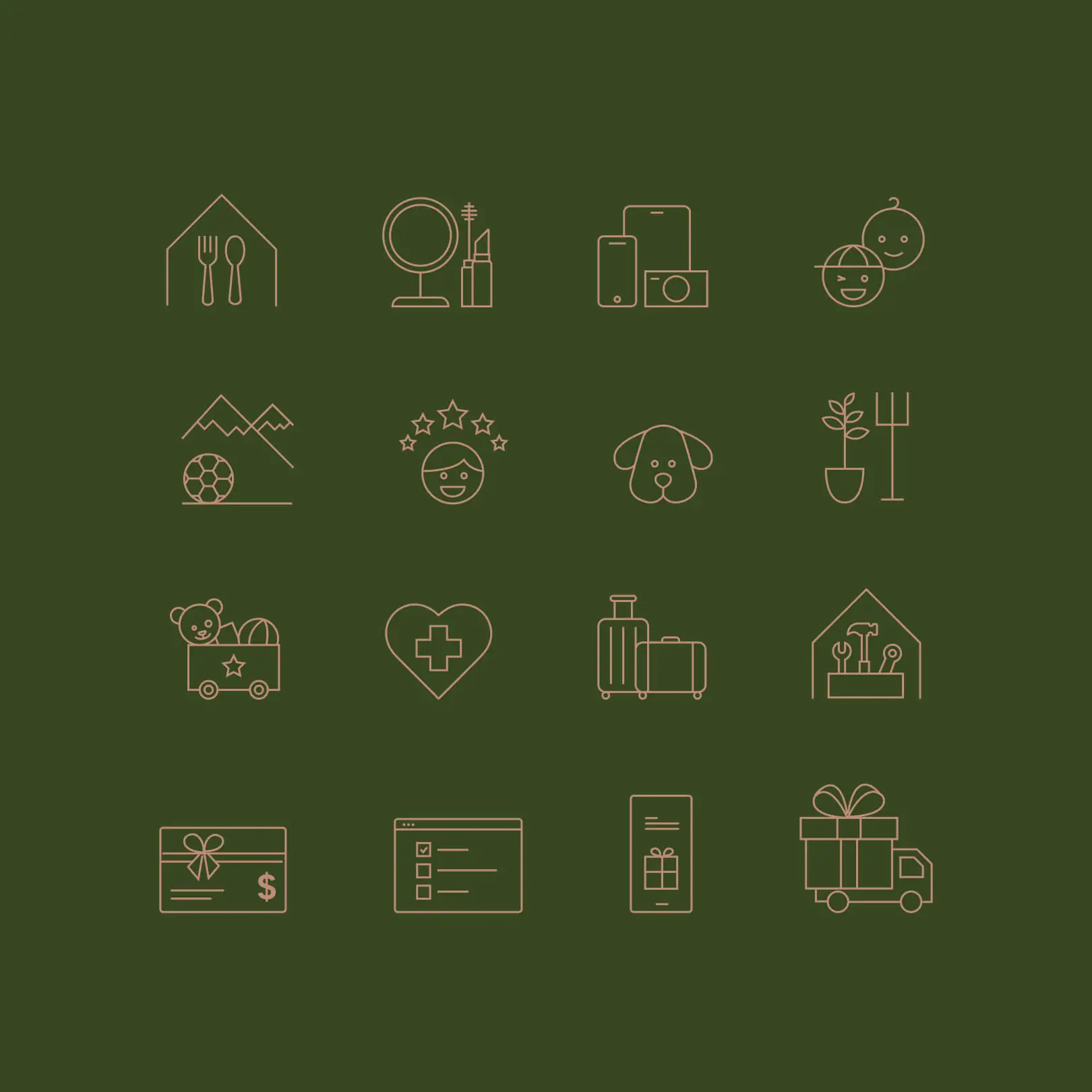 Custom made icons